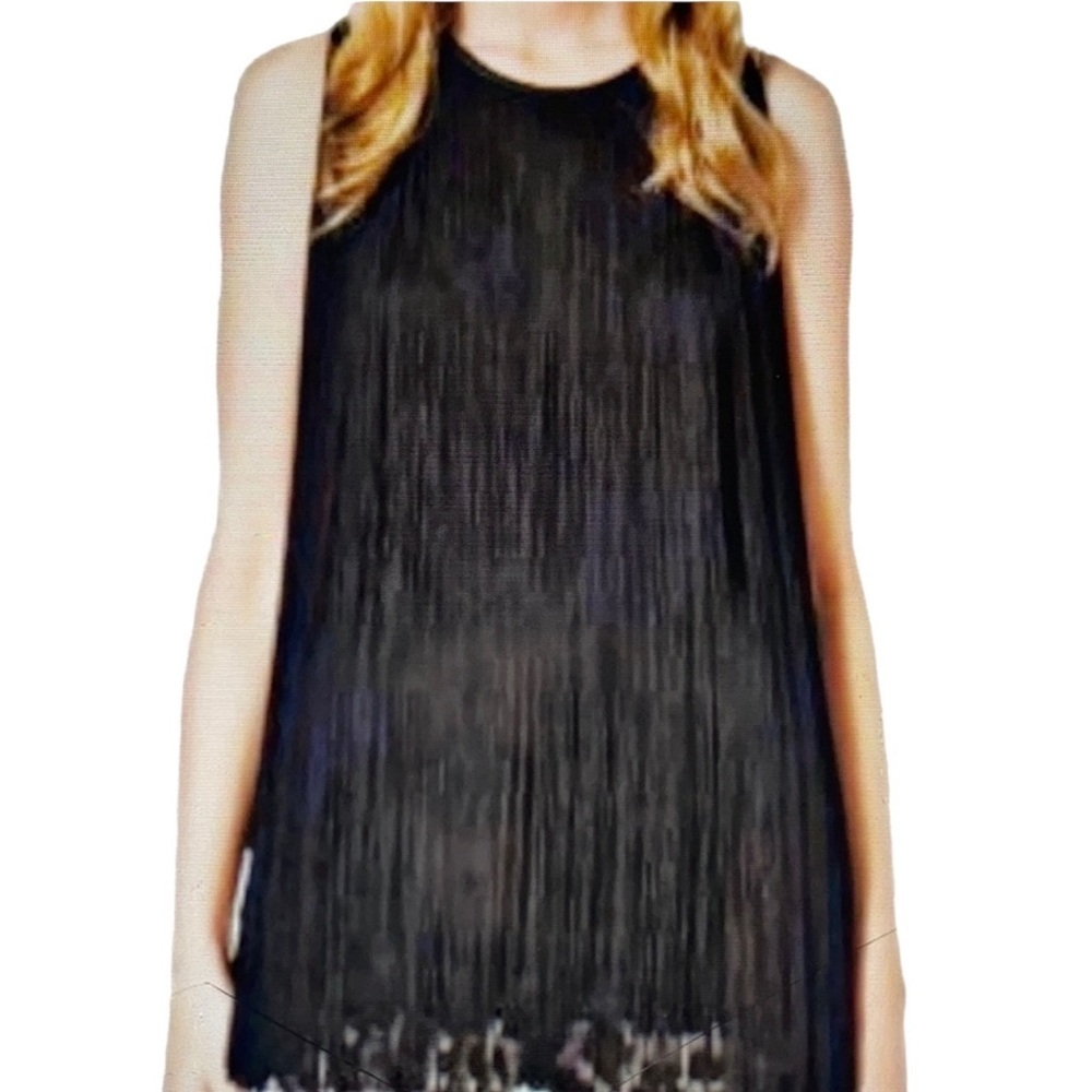 Michael Kors Fringes Sleeveless Blouse